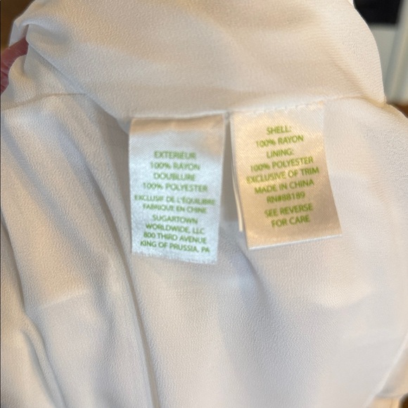 Lilly Pulitzer Amisa Tunic Dress Resort White XXS NWOT - Picture 13 of 13